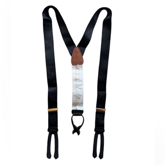 Jos. A. Bank Other - New Jos A. Bank Braces Suspenders Solid Black